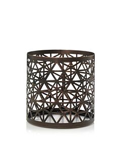 Yankee Candle Bronze Punched Metal Jar Holder